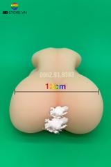 BDT442 - Búp bê tình yêu silicon có 2 lỗ âm đạo và hậu môn kèm 5 size