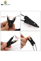 BDT520 - Kẹp ti và môi âm hộ kích điên làm bằng nhựa cứng dài 5cm