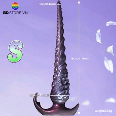 BDT3662 - Sex anal plug long bề mặt xúc tu bạch tuộc và vảy rồng