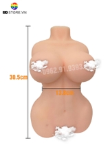 BDT1076 - Búp bê silicon mini bán thân có ngực nở mông cong dài 30.5cm