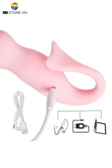 BDT1593 - Anal bead hình nấc sóng kích thích và nhánh tai thỏ có 10 tần số