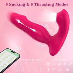 SMT2332 - Máy rung hút dương vật 2 đầu điều khiển xa dài 114mm