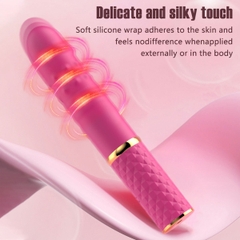 SMT2737 - Máy làm tình mini rung thụt xoay có đế dài 17.7cm