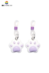BDT392 - Kẹp núm vú dạng thít bằng nhựa hình chân mèo dài 5cm