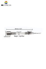 BDG051 - Phụ kiện khóa dương vật với ống sounding tháo rời có 3 size
