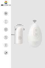 BDT1135 - Trứng rung mini điều khiển từ xa dài 45mm sạc điện