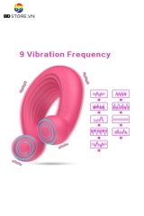 BDT1207 - Vòng rung dương vật kích thích âm vật và điểm G điều khiển xa