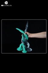 BDT1328 - Long anal silicon siêu dài thiết kế xoắn ốc và đế dính tường