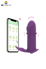 BDT1360 - Dương vật giả điều khiển qua APP có bi nổi dài 9cm