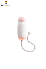 BDT1386 - Trứng rung tình yêu mini hình con mèo và chân mèo sạc điện