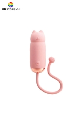 BDT1386 - Trứng rung tình yêu mini hình con mèo và chân mèo sạc điện