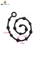 BDT141 - Anal beads silicon với chuỗi hạt có thể bẻ cong dài 111.5cm