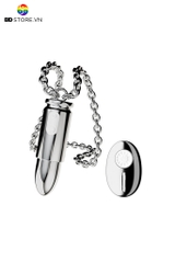 BDT1470 - Trứng rung mini ngụy trang hình viên đạn có vòng đeo dài 8cm