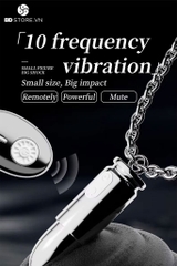 BDT1470 - Trứng rung mini ngụy trang hình viên đạn có vòng đeo dài 8cm