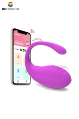 BDT155 - Trứng rung tình yêu silicon điều khiển qua APP sạc điện