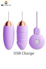 BDT1688 - Trứng rung 2 đầu mix đầu dương vật mini có 10 chế độ