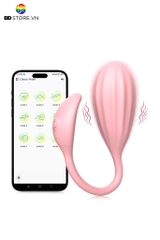 BDT1756 - Trứng rung 2 đầu điều khiển qua APP có 10 chế độ dài 99mm