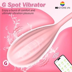 BDT1756 - Trứng rung 2 đầu điều khiển qua APP có 10 chế độ dài 99mm