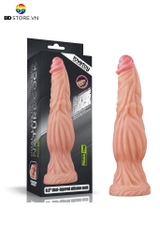 BDT1763 - Chim giả khủng lồ Lovetoy bề mặt đường vân dọc xoắn ốc dài 24,5cm