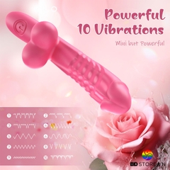 BDT1841 - Cu giả rung thiết kế 2 bìu có 10 chế độ sạc điện và chống nước