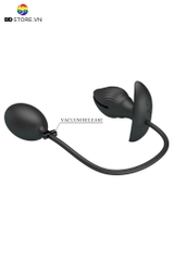 BDT2149 - Butt plug bơm hơi bóp tay kết hợp van xả áp bề mặt vân gờ hoa sò