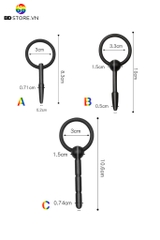 BDT2153 - Sounding silicon niệu đạo thiết kế que thẳng và có gờ