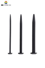 BDT2188 - Sounding niệu đạo silicon vân ngang hình đinh vít dài 15.3cm