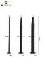BDT2188 - Sounding niệu đạo silicon vân ngang hình đinh vít dài 15.3cm