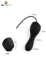BDT2194 - Dụng cụ sounding rung silicon có bi nổi trong dài 30cm và 10 chế độ