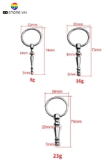 BDT2199 - Dụng cụ nong niệu đạo sounding inox cấu trúc 3 tầng phình