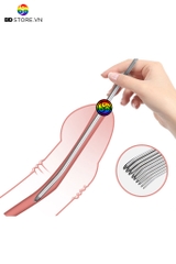 BDT2202 - Đồ chơi niệu đạo sounding inox dạng thanh cong bề mặt trơn