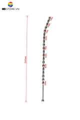 BDT2209 - Dụng cụ sounding inox thanh cong dạng chuỗi hạt dài 26cm