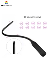BDT2216 - Đồ chơi niệu đạo sounding silicon có 10 chế độ dạng thẳng