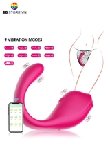 BDT2329 - Trứng rung hình con cá heo không dây điều khiển APP dài 16cm
