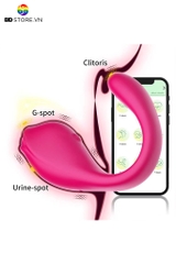 BDT2329 - Trứng rung hình con cá heo không dây điều khiển APP dài 16cm