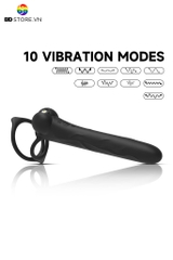 BDT2343 - Vòng rung đeo dương vật kích thích điểm G có 10 chế độ sạc điện