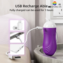 BDT2357 - Trứng rung không dây điều khiển từ xa sạc điện chống nước