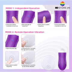 BDT2357 - Trứng rung không dây điều khiển từ xa sạc điện chống nước