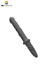 BDT2589 - Cu giả 2 đầu với đầu xoắn ốc bề mặt có nhiều gân nổi quanh