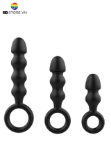 BDT2641 - Anal beads thiết kế 4 tầng có quai cầm chất liệu silicon