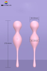 BDT2896 - Trứng rung hình giọt nước điều khiển từ xa không dây dài 17cm