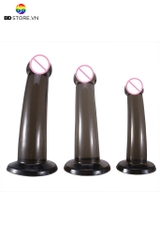 BDT2904 - Cu giả đen trong suốt có quần đế dính tường và 3 size