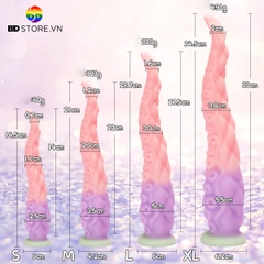 BDT2919 - Long anal đồ chơi hậu môn siêu dài có xúc tu kèm 3 size