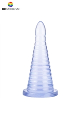 BDT2930 - Extra long anal plug thiết kế hình nón xếp tầng đế dính tường dài 25cm