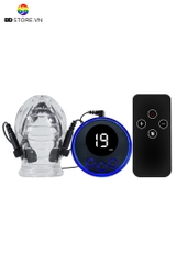 BDT2962 - Vòng đeo bao quy đầu bằng silicon trong suốt kèm dây cắm