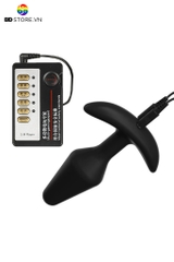 BDT3044 - Đồ chơi hậu môn anal play kích điện đế chữ T cong dài 10cm