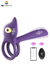 BDT3114 - Vòng rung tình yêu cao cấp mix thanh kích thích hậu môn dài 14cm