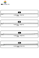 BDT3199 - Sounding inox dạng chuỗi hạt bi liền chất liệu inox dài 32cm