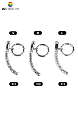 BDT3207 - Đồ chơi niệu đạo inox với chuỗi nhiều hạt bi mix vòng đeo