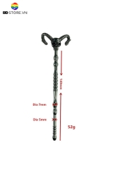 BDT3218 - Dụng cụ nong niệu đạo inox hình đầu lâu có tai dài 140mm
